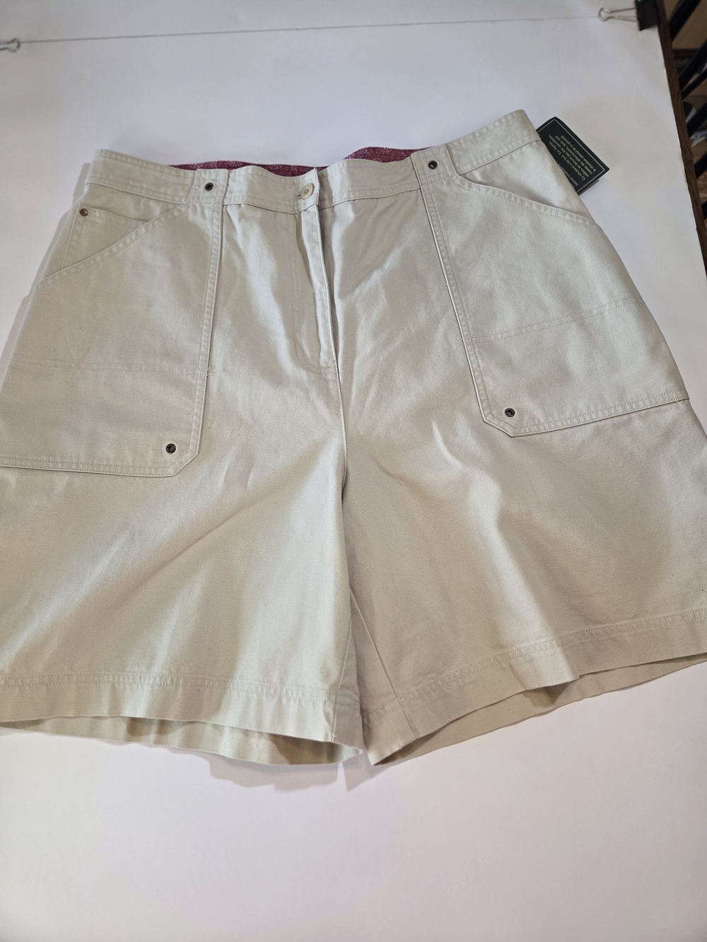 Lauren Ralph Lauren Light Cream Utility Bermuda Shorts - Picture 2 of 13